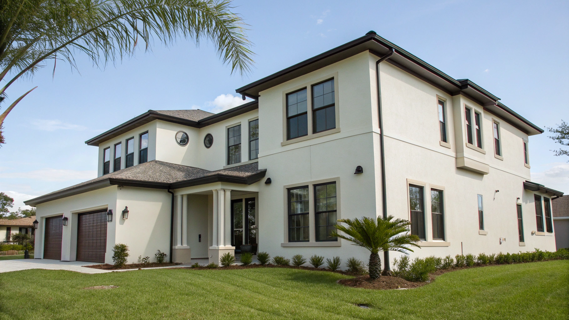 Architectural home addition with custom dormers and exterior finishes matching the existing Georgia home